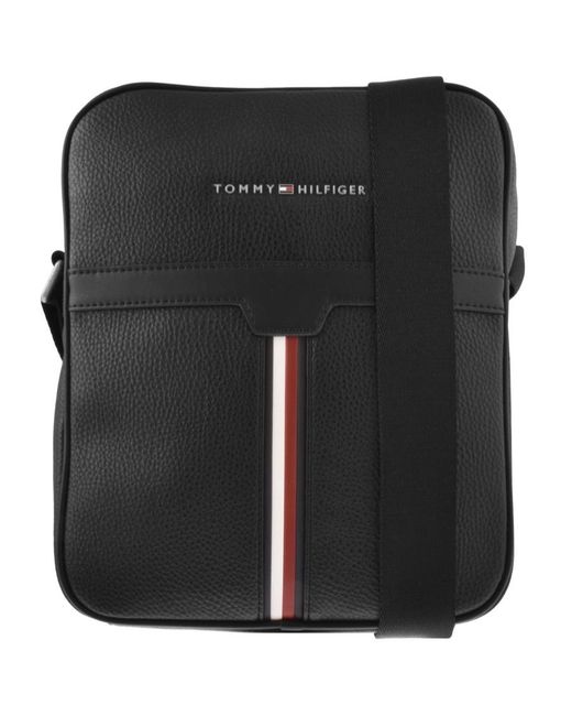 Tommy Hilfiger Reporter Shoulder Bag in Black for Men | Lyst UK