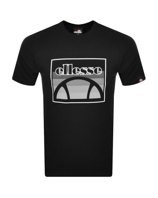 Ellesse Black Shader Logo T Shirt for men
