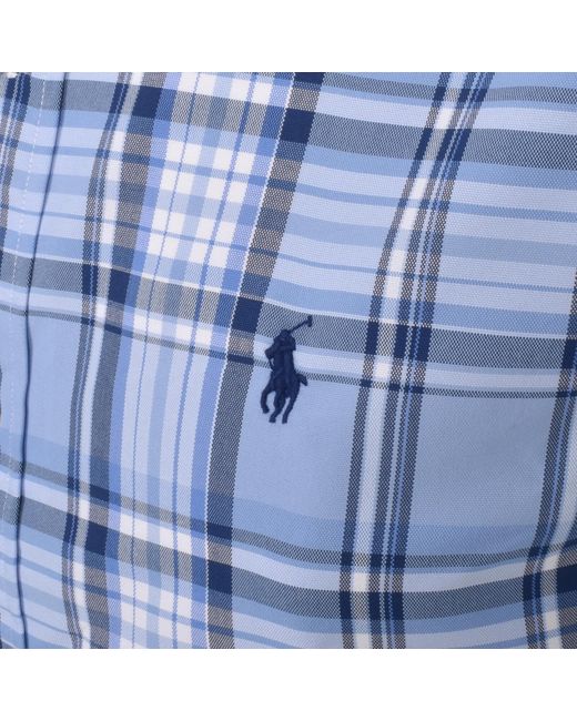 Ralph Lauren Blue Long Sleeve Shirt for men