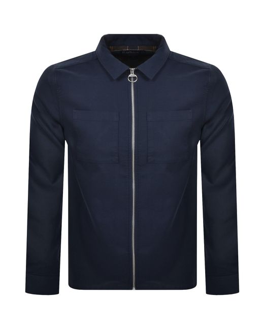 Barbour Blue Dalton Overshirt for men