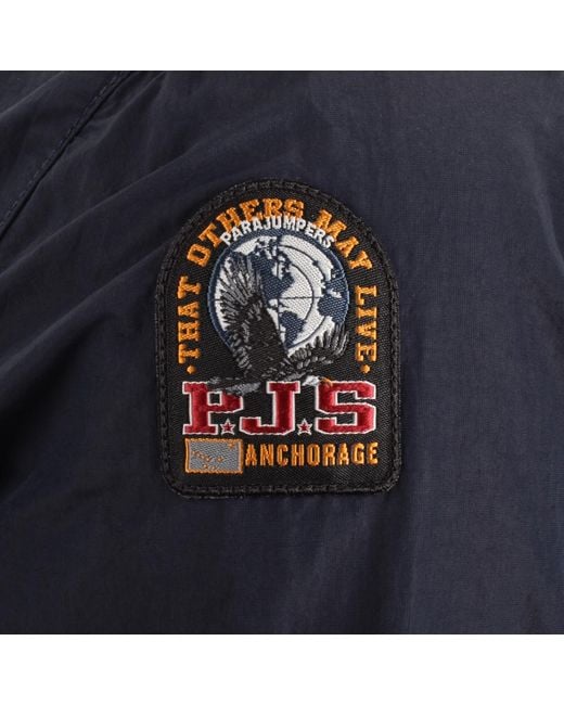 Parajumpers Blue Wymond Overshirt for men