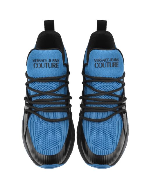 Versace Jeans Blue Couture Fondo Dynamic Trainers for men