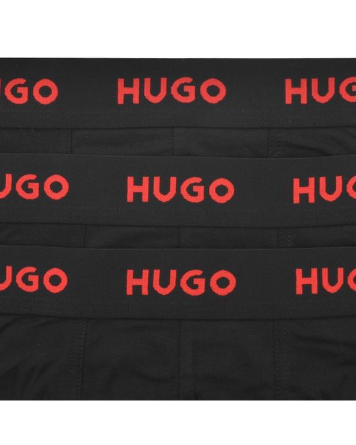 HUGO Black 3 Pack Boxers for men