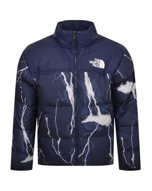The North Face Blue Retro Nuptse Jacket for men