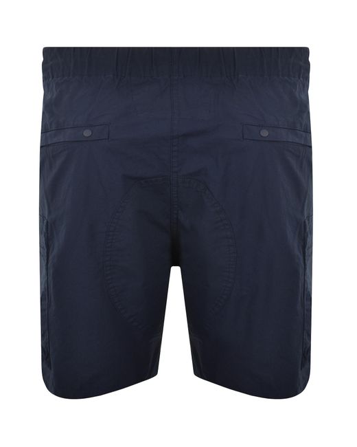 Marshall Artist Blue Seafield Cargo Shorts for men