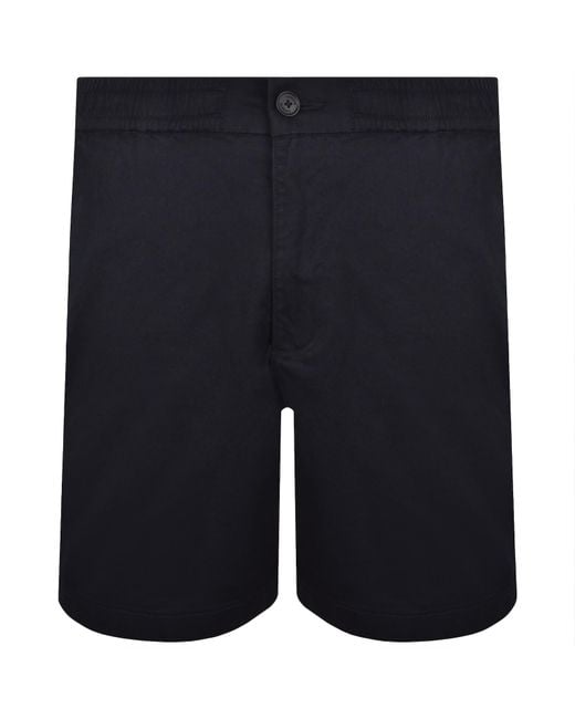 Lacoste Blue Stretch Cotton Shorts for men