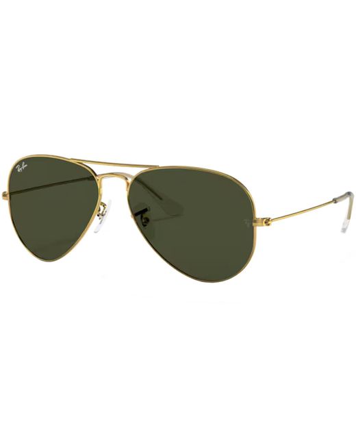Ray-Ban Green Ray Ban 3025 Aviator Sunglasses for men