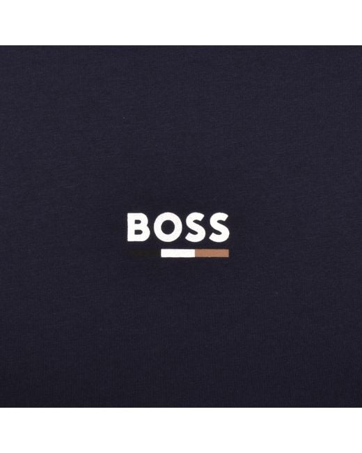 BOSS BUSINESS Blue Boss Slim Fit T Shirt for men