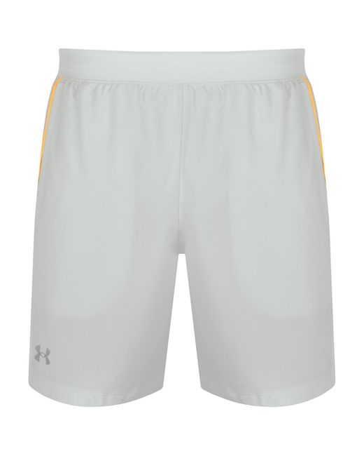 Under Armour White Launch 7 Shorts for men