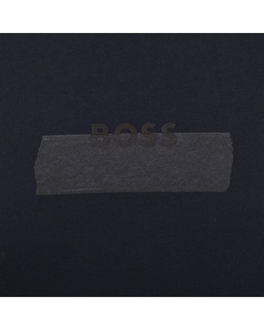 Boss Blue Boss We Logotape Sweatshirt for men