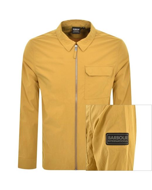 Barbour Yellow Dome Overshirt for men