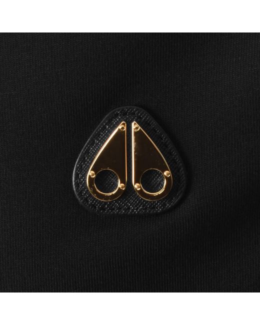 Moose Knuckles Black Crescent T Shirt for men