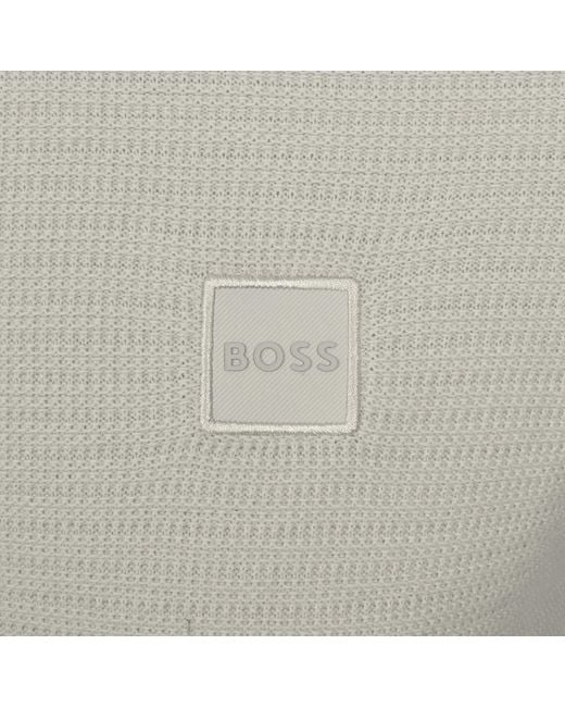 Boss Gray Boss Anion Knit Jumper for men