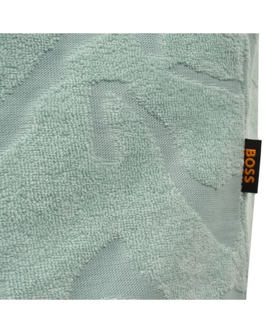 Boss Green Boss Flower Towel T Shirt Aqua for men