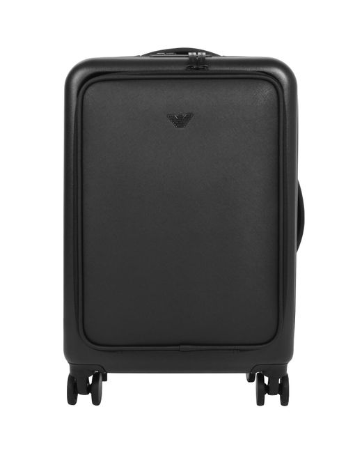 Armani Black Emporio Trolley Bag for men