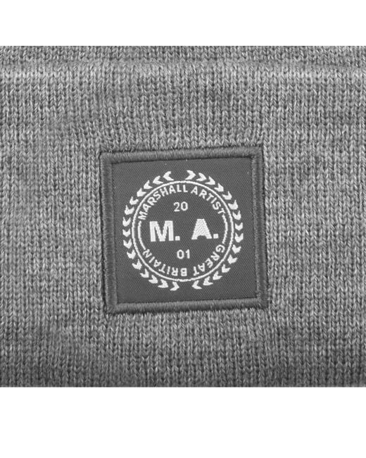 Marshall Artist Gray Siren Knit Beanie for men
