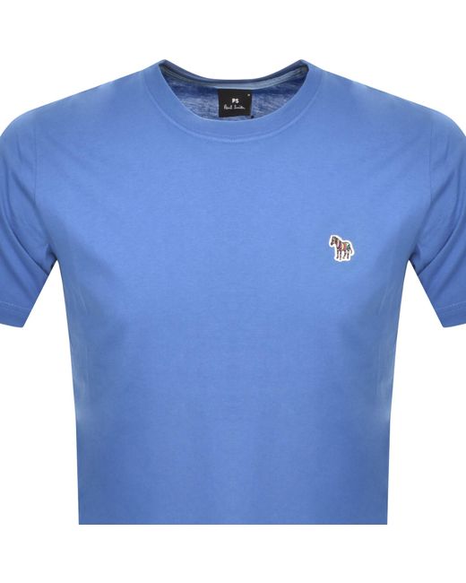 Paul Smith Blue Regular Fit T Shirt for men