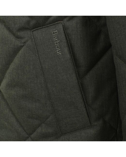 Barbour Green City Harrington Quilted Jacket for men