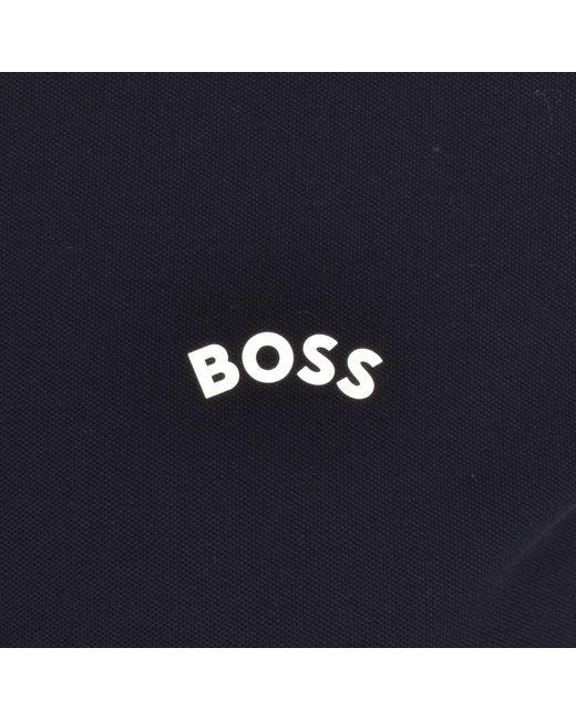 Boss Blue Boss Paul Curved Polo T Shirt for men