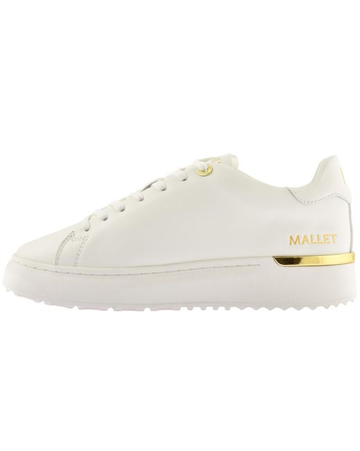Mallet White Grftr Lite Trainers for men