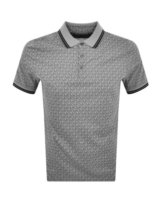 Michael Kors Greenwich Polo T Shirt in Grey for Men Lyst UK
