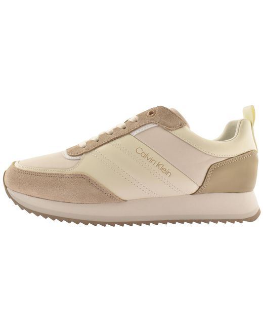 Calvin Klein Natural Low Top Trainers for men