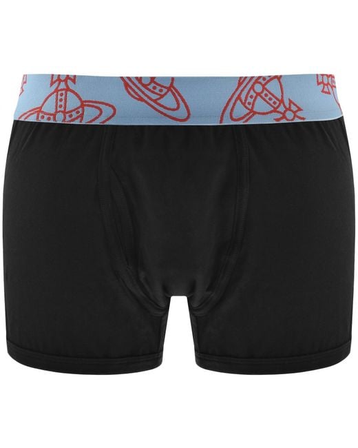 Vivienne Westwood Blue 3 Pack Boxer Trunks for men