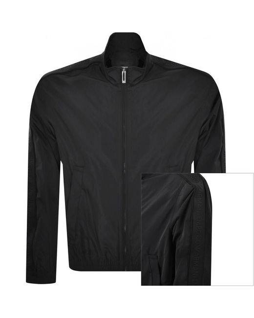 Armani Black Emporio Logo Jacket for men