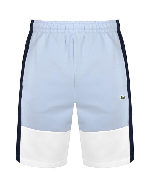 Lacoste Blue Logo Jersey Shorts for men
