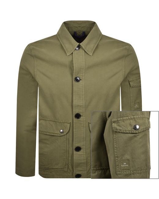 Paul Smith Green Overshirt for men