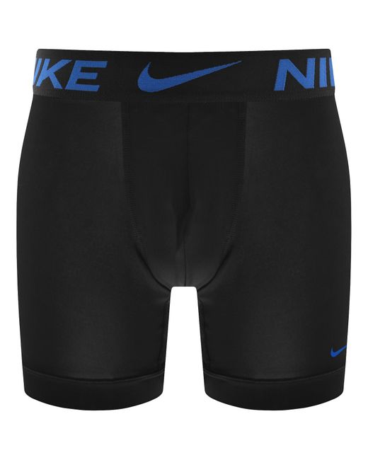 Nike Black Essential Micro 3 Pack Boxer Briefs for men