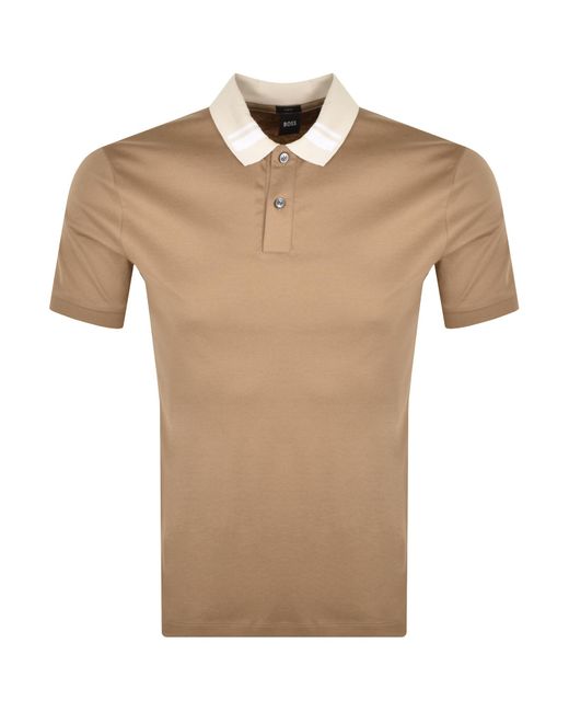 BOSS BUSINESS Natural Boss Phillipson 117 Polo T Shirt for men