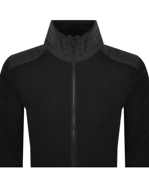 Belstaff Black Kelby Zip Cardigan for men