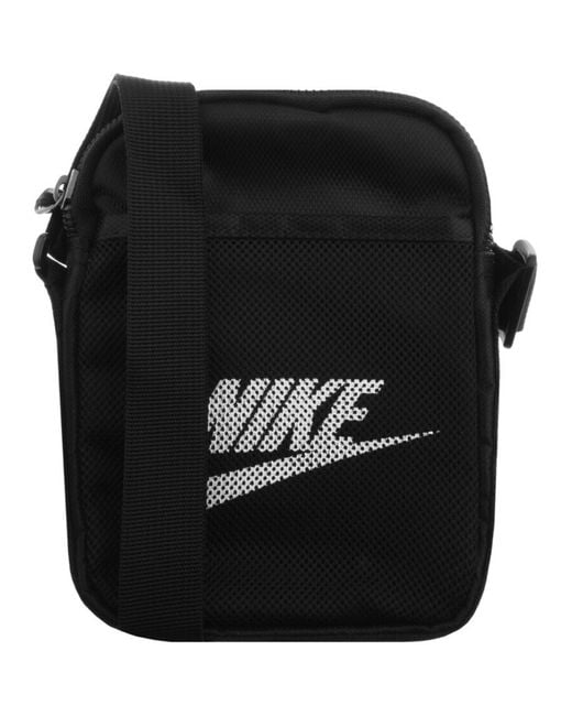 Nike Black Heritage Crossbody Bag for men