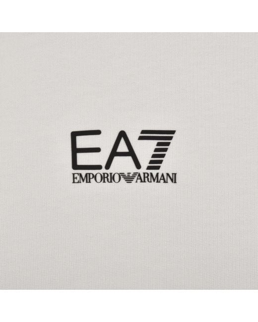 EA7 White Emporio Armani Logo Sweatshirt for men