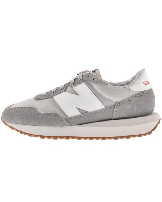 New Balance White 237 Trainers for men