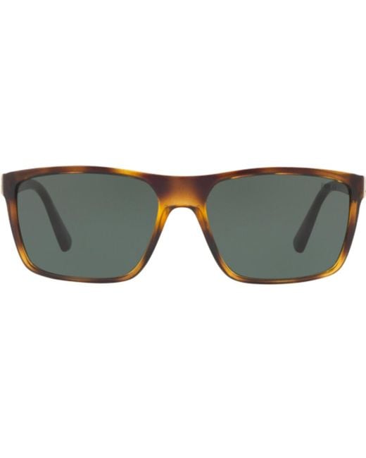 Ralph Lauren Gray Polo Player Sunglasses for men