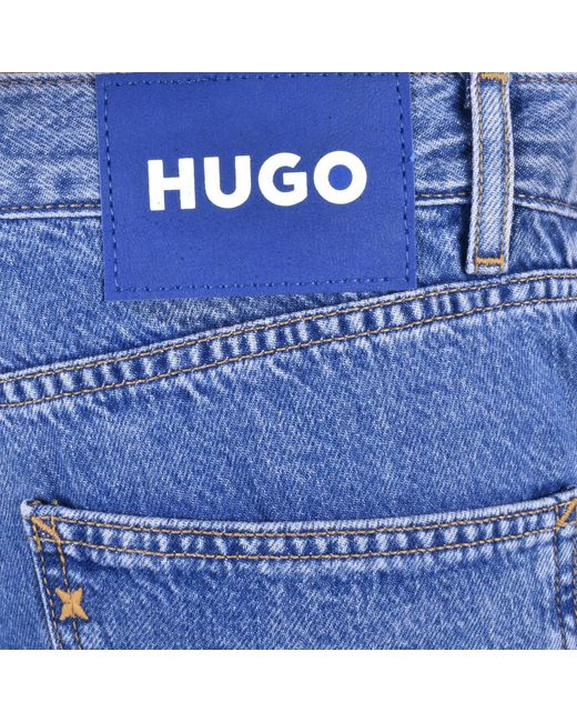 HUGO Blue Hugo Straight Fit Jonah Jeans Light Wash for men