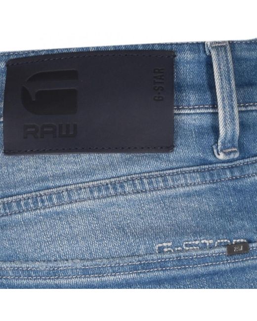 G-Star RAW Denim Raw 3301 Slim Fit Jeans in Blue for Men - Lyst