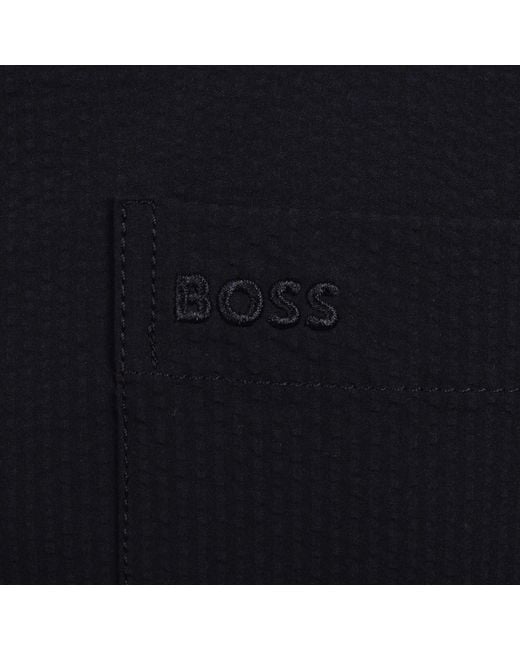 Boss Blue Boss Lapisy Relaxed Fit Shirt Dark for men
