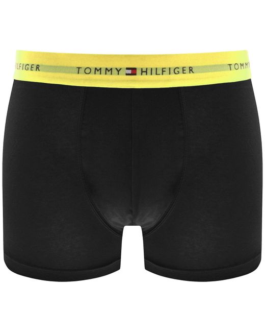 Tommy Hilfiger Black 5 Pack Boxer Trunks for men