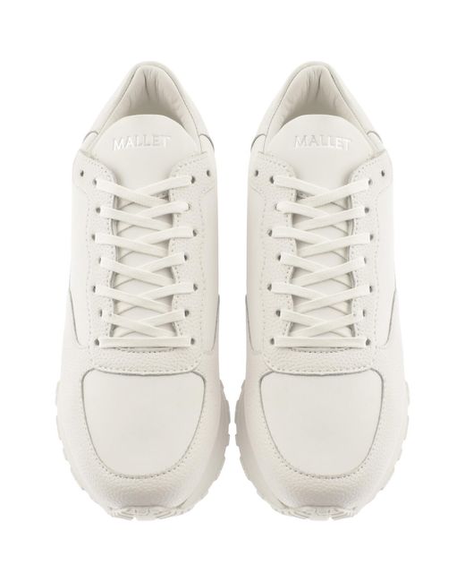 Mallet White Popham Trainers for men