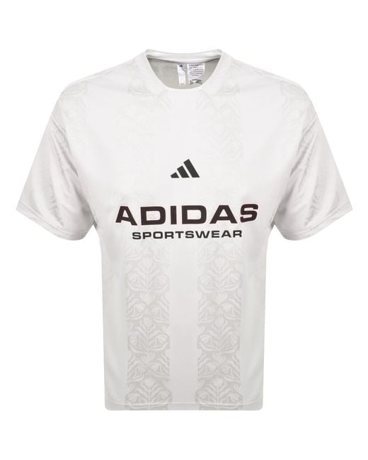 Adidas Gray Common Goal T Shirt for men