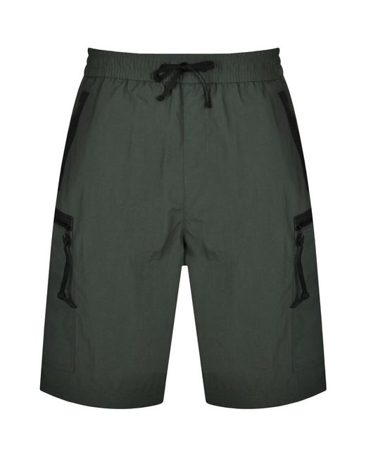 Armani Exchange Green Cargo Shorts for men