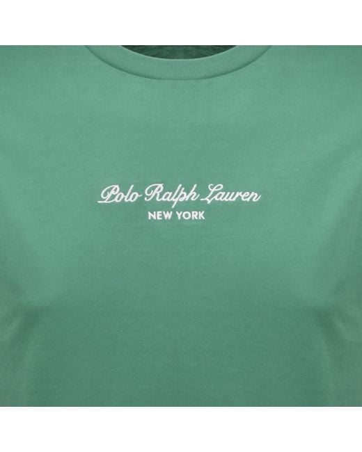 Ralph Lauren Green Short Sleeve T Shirt for men