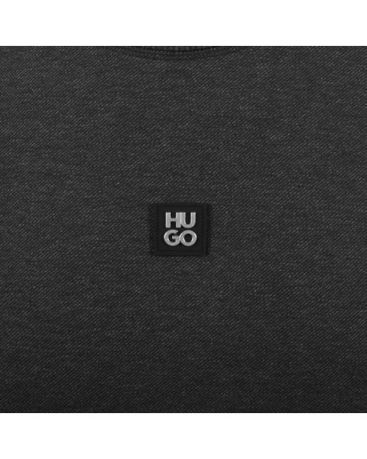 HUGO Black Dilanso T Shirt for men