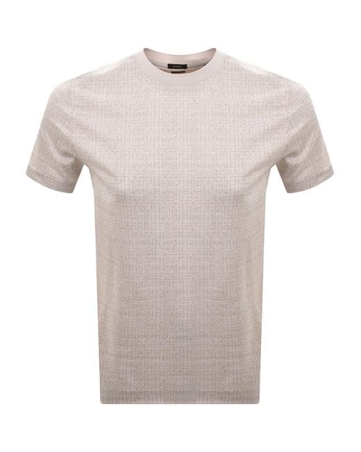 BOSS BUSINESS Gray Boss Thompson 181 T Shirt for men