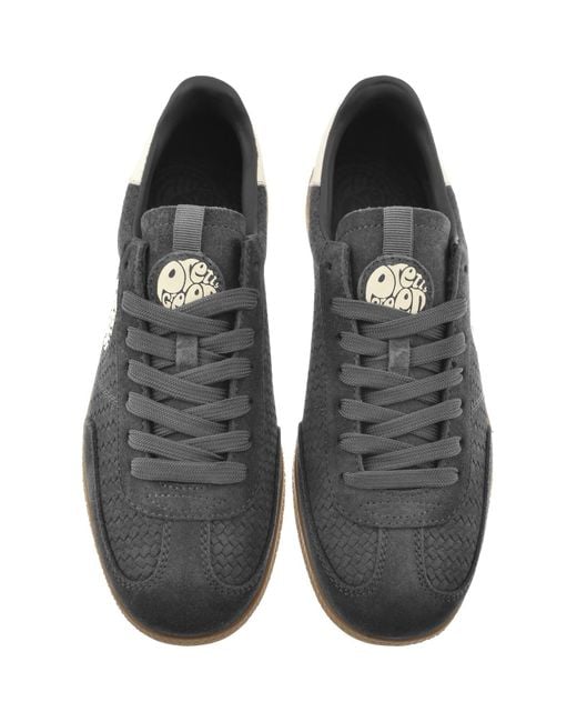 Pretty Green Blue Ramblas Trainers for men
