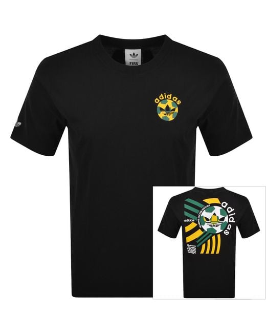 Adidas Originals Black Fifa Classics T Shirt for men
