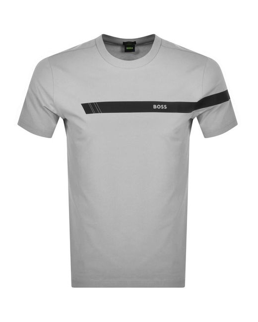 BOSS by HUGO BOSS Boss Tee 2 T Shirt in Grey for Men | Lyst UK